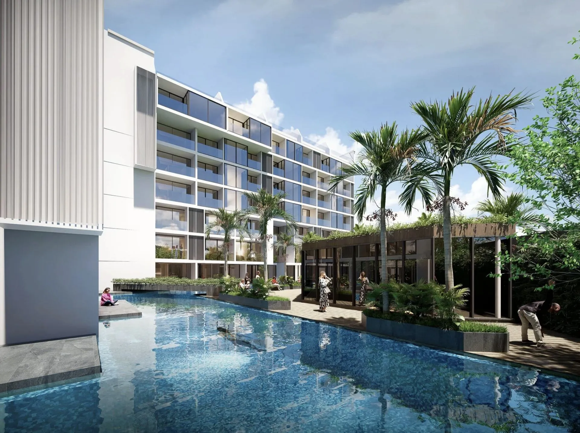 2-bedroom condo, 95 sqm
