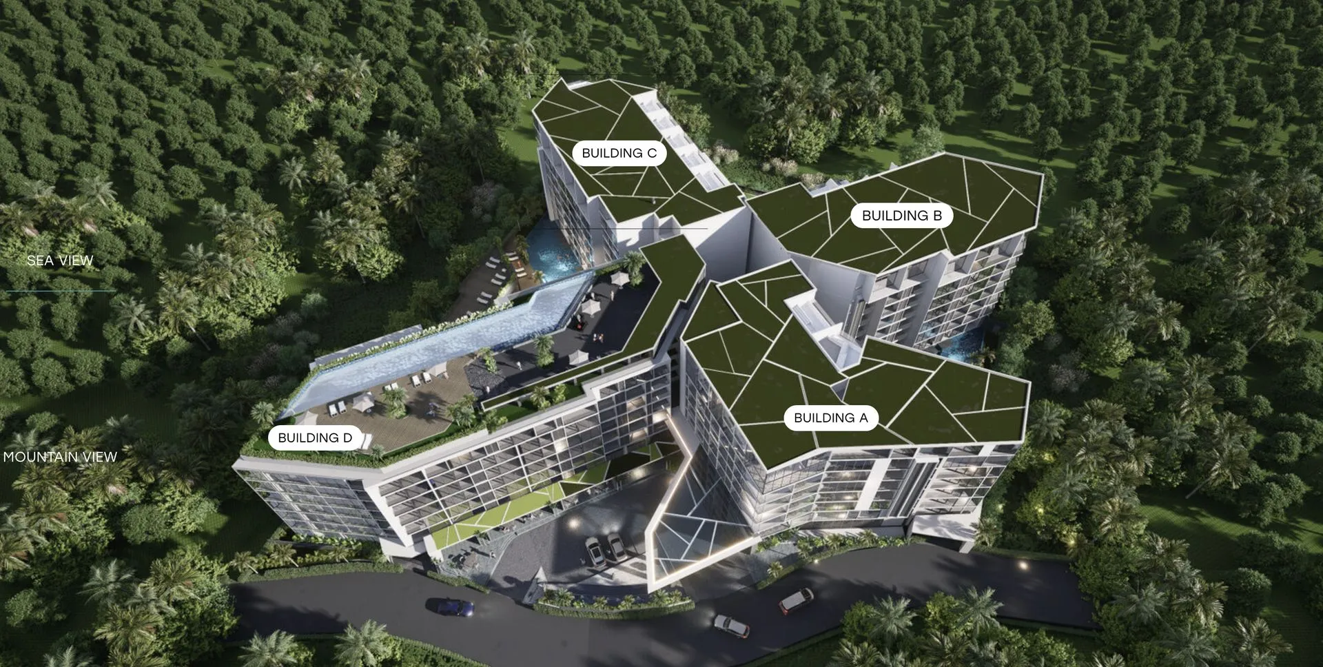2-bedroom condo, 84 sqm