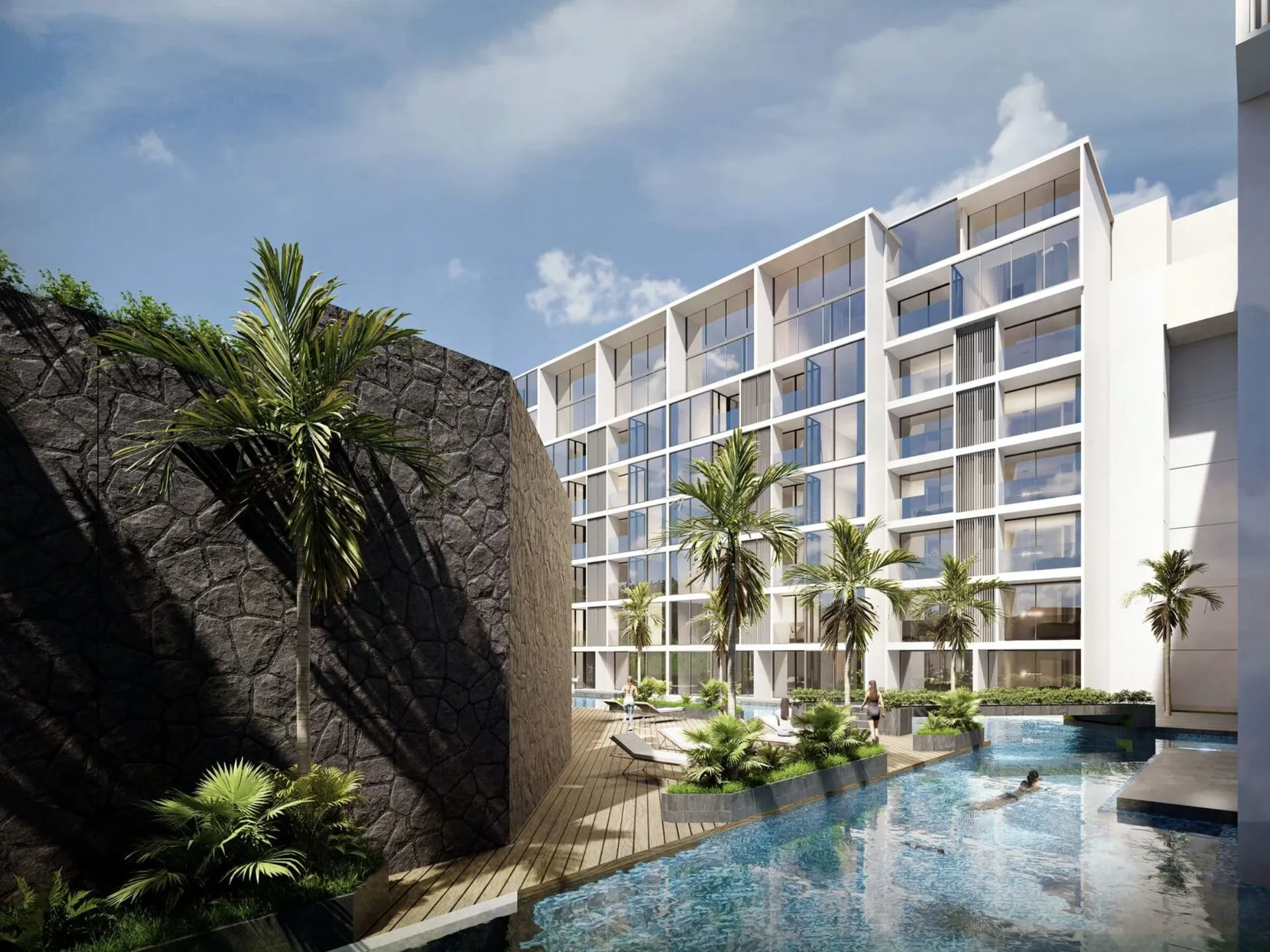2-bedroom condo, 100 sqm