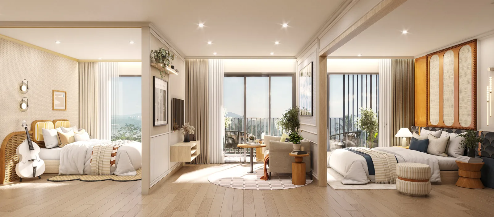 1-bedroom condo, 27 sqm