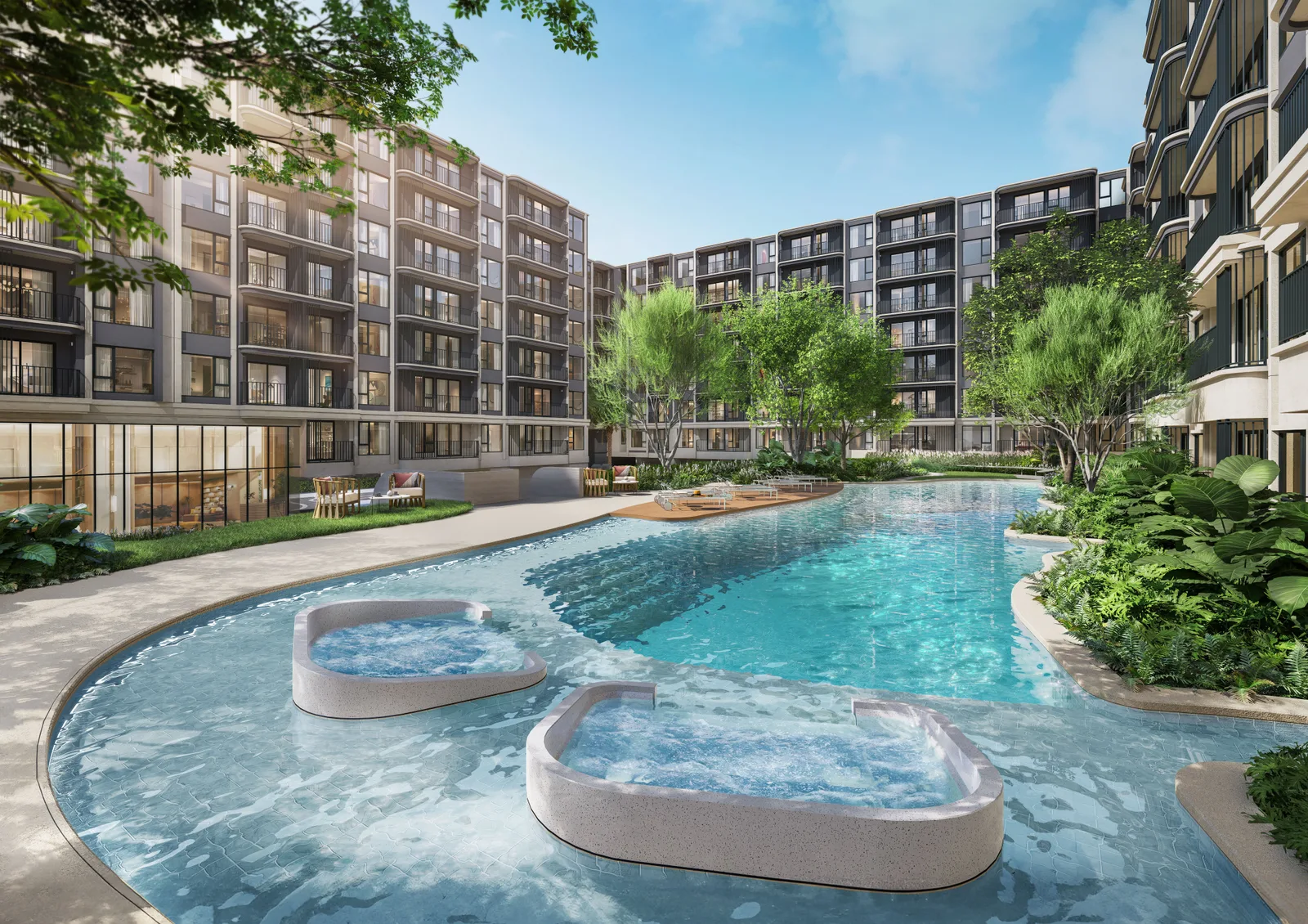 1-bedroom condo, 27 sqm