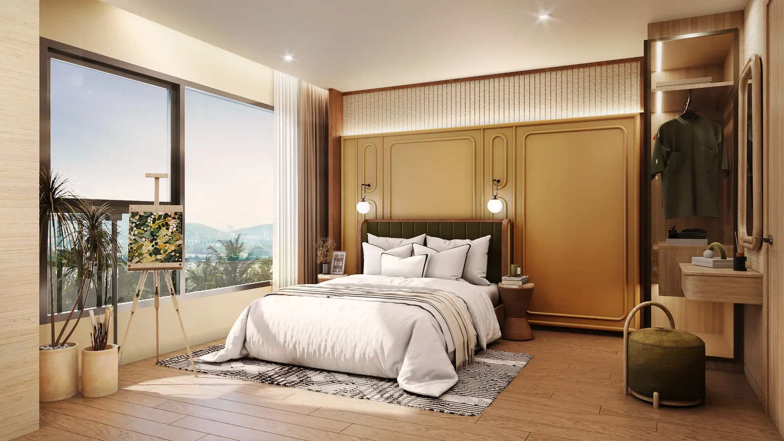 1-bedroom condo, 27 sqm