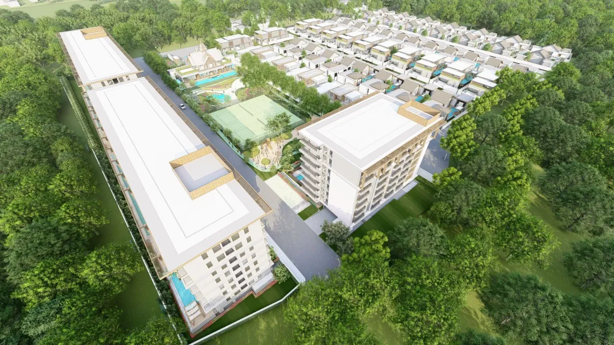 1-bedroom condo, 36 sqm