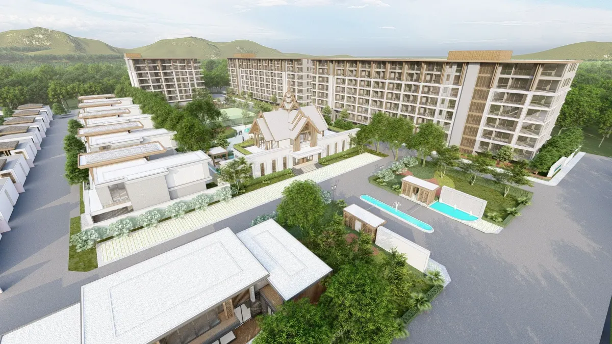 1-bedroom condo, 36 sqm