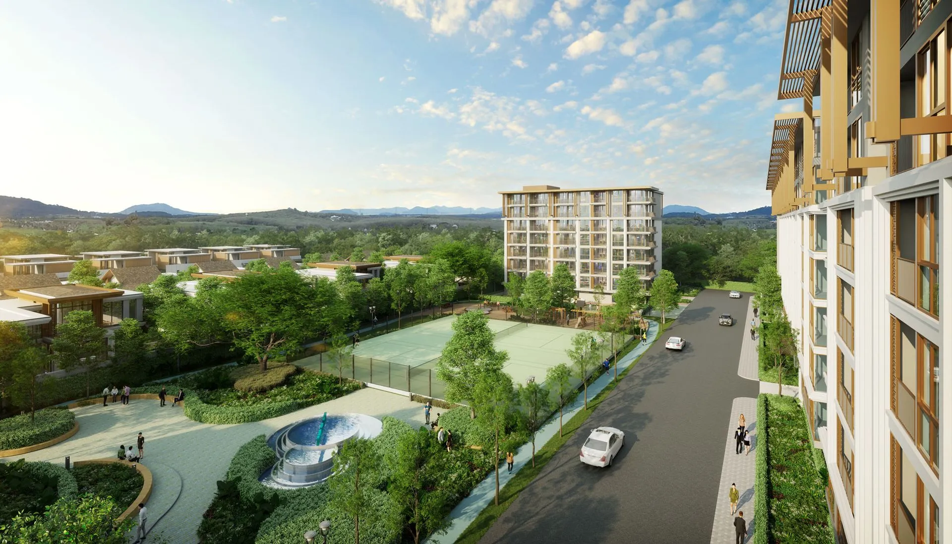 1-bedroom condo, 36 sqm