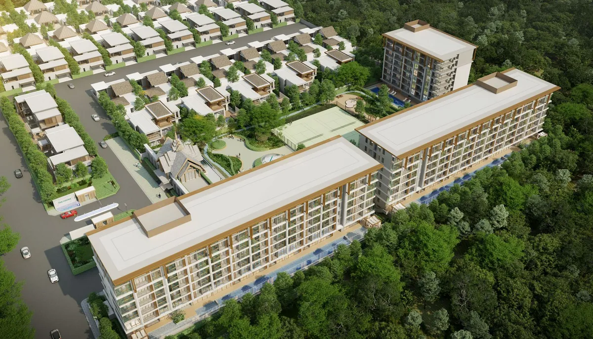 1-bedroom condo, 36 sqm