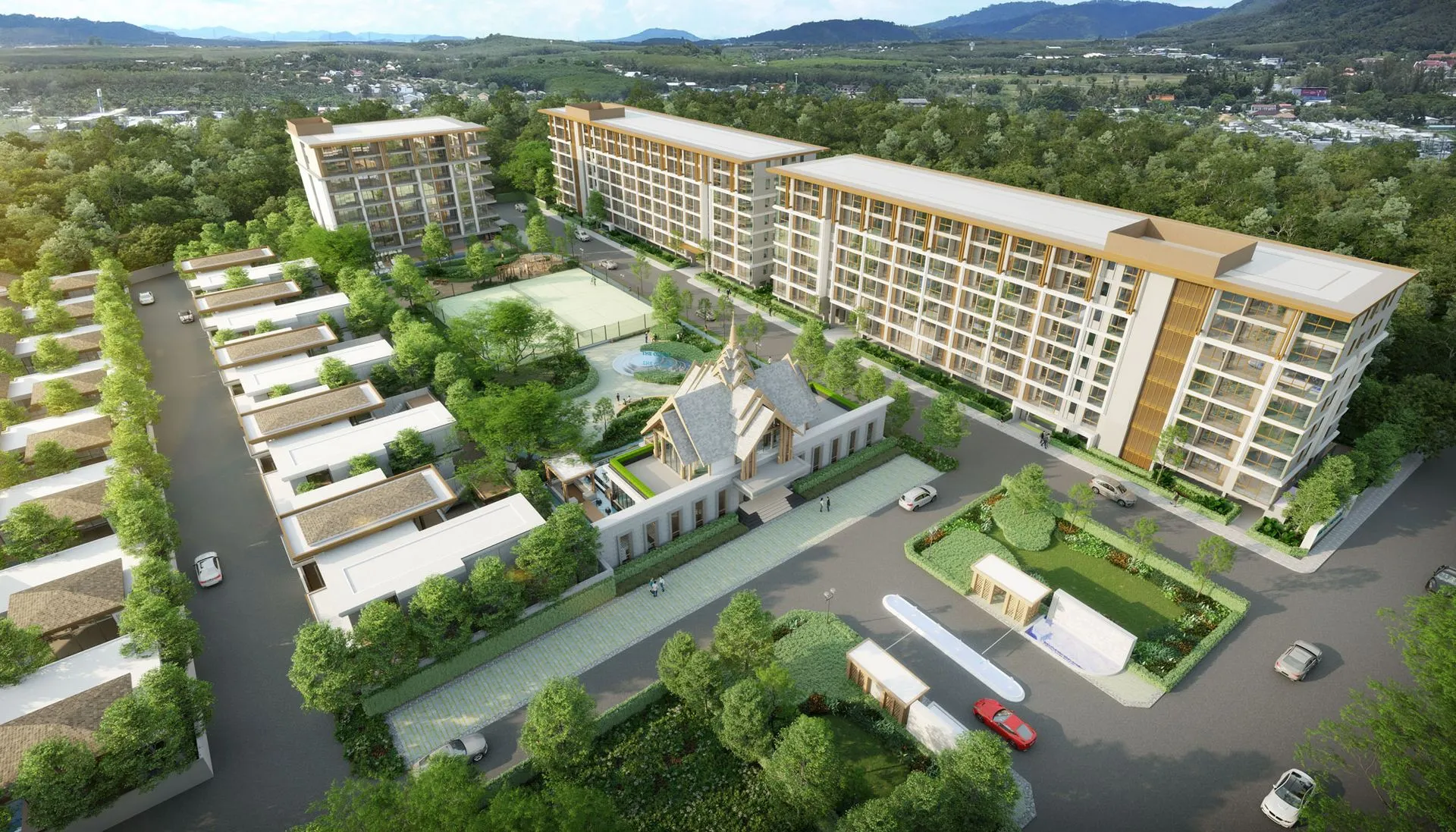 1-bedroom condo, 36 sqm