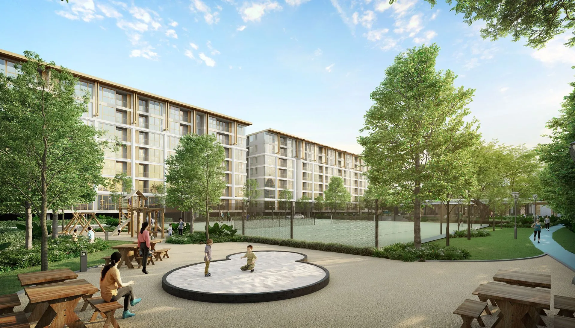 1-bedroom condo, 36 sqm