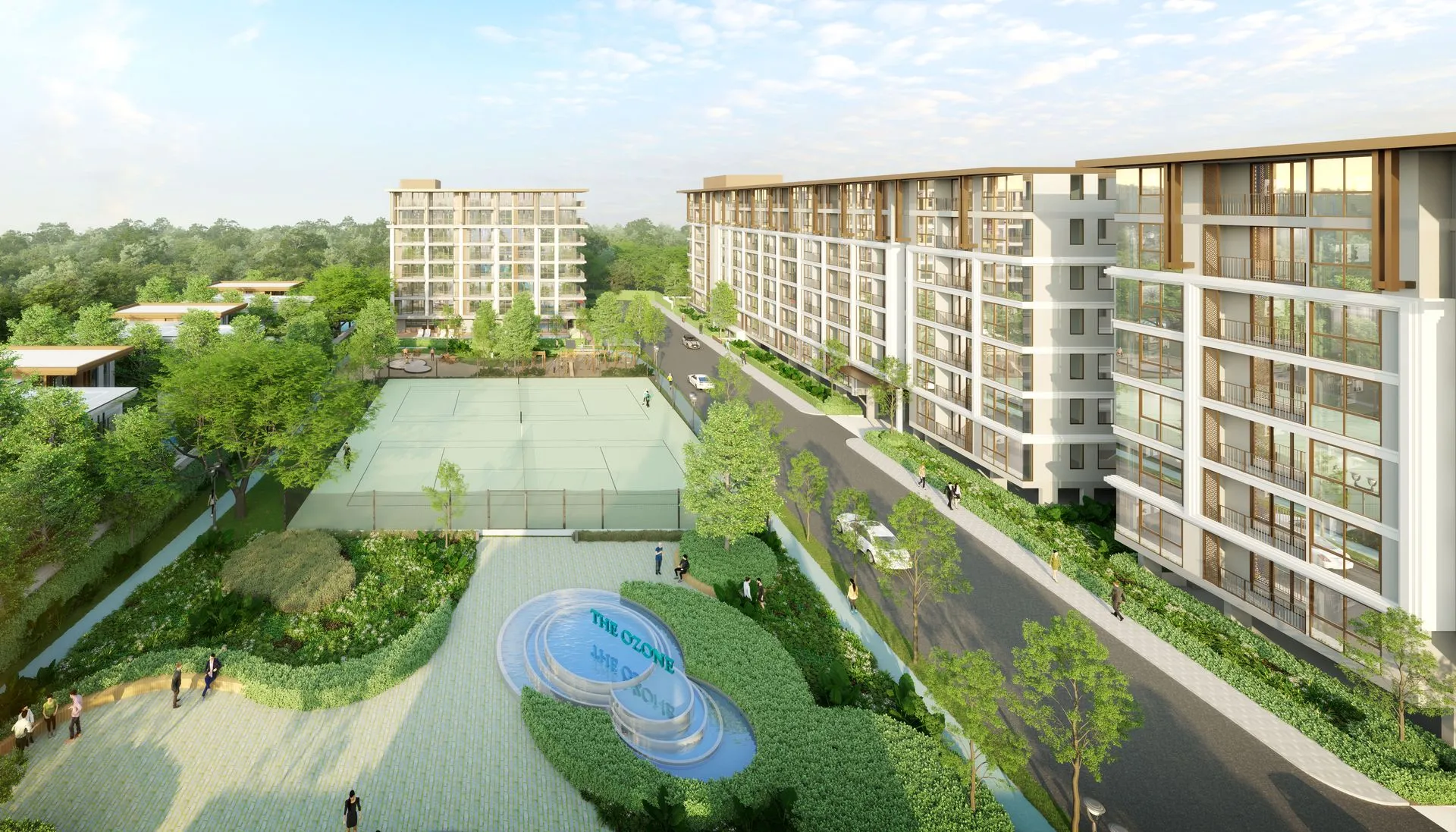 1-bedroom condo, 36 sqm