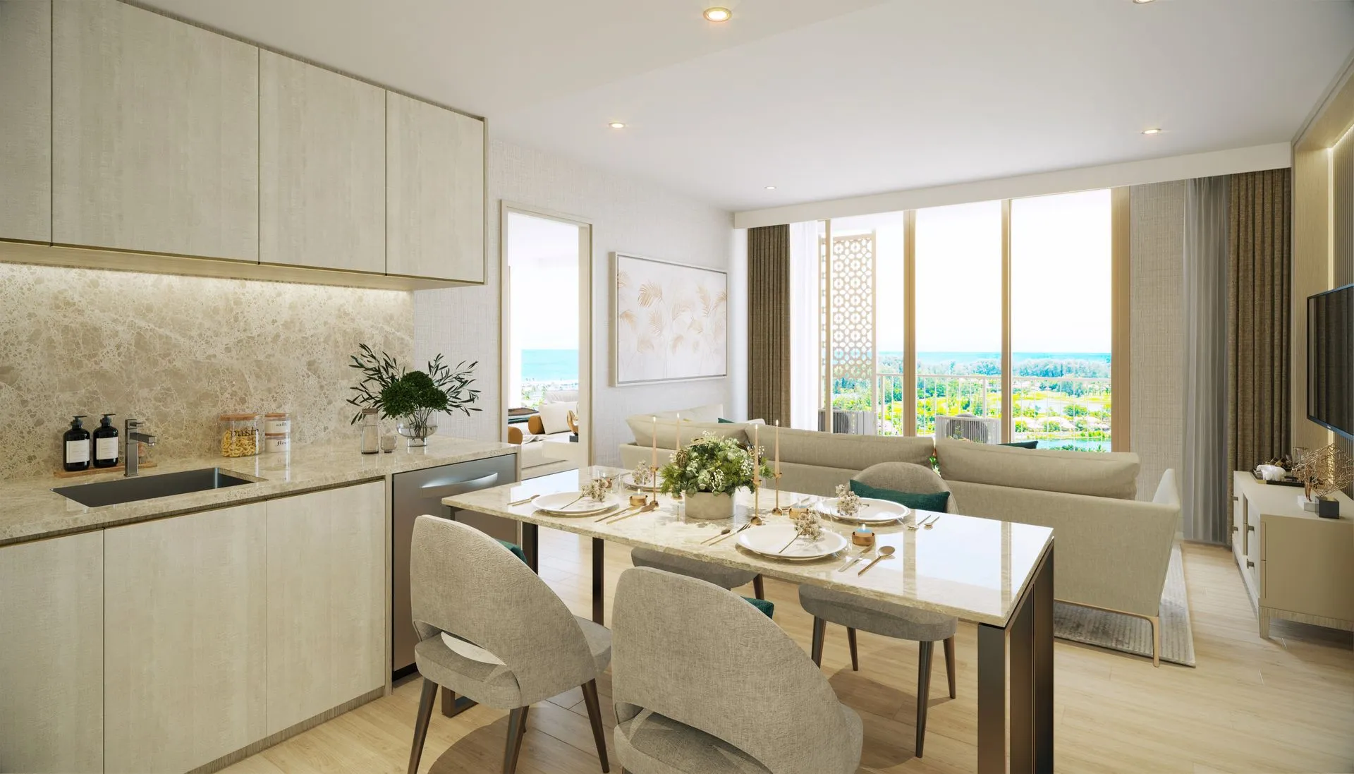 2-bedroom condo, 72 sqm