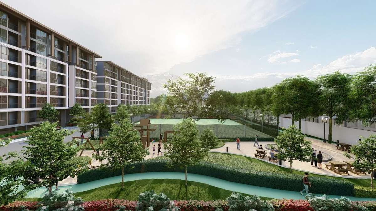 2-bedroom condo, 72 sqm