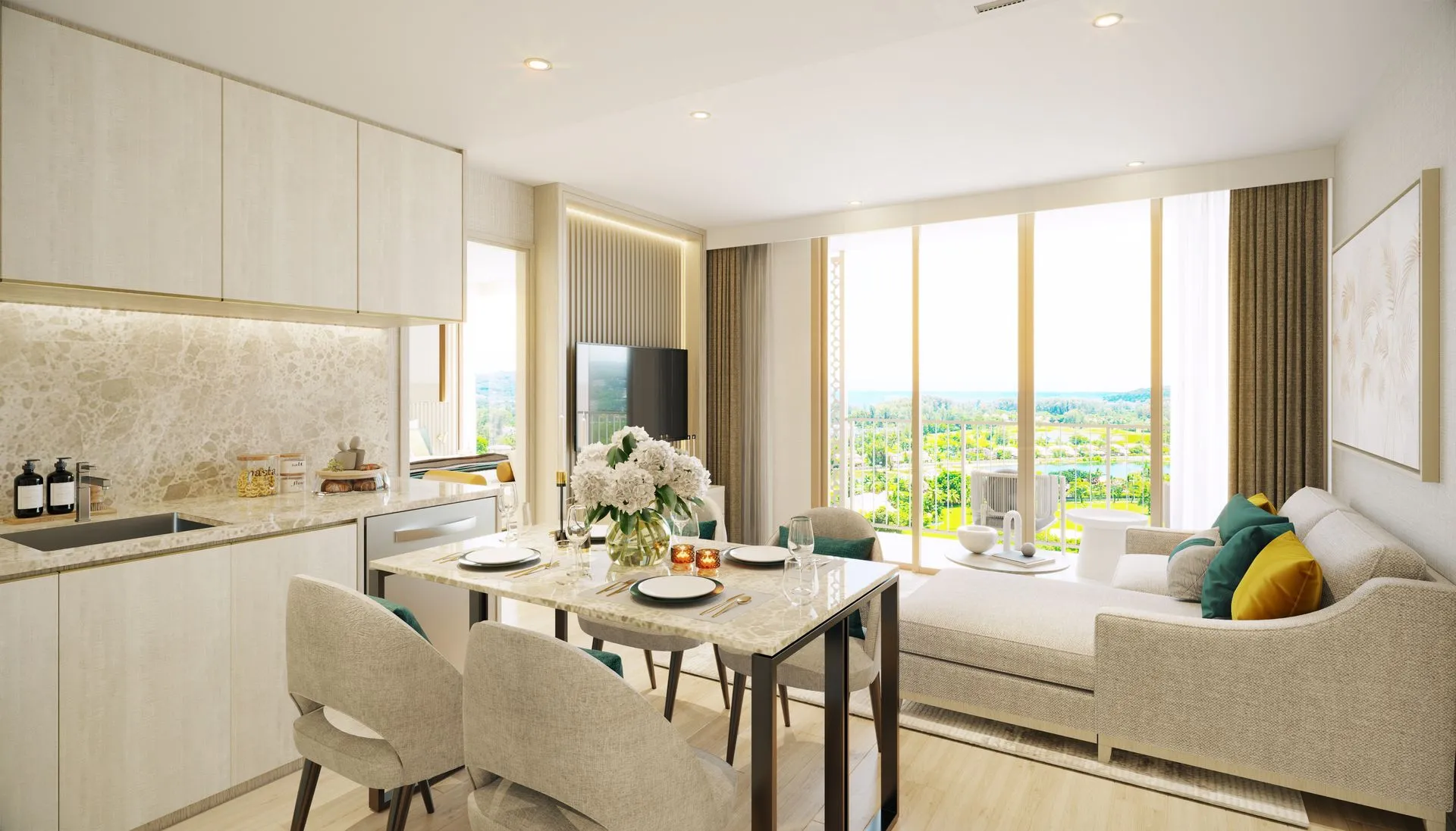 3-bedroom condo, 122 sqm