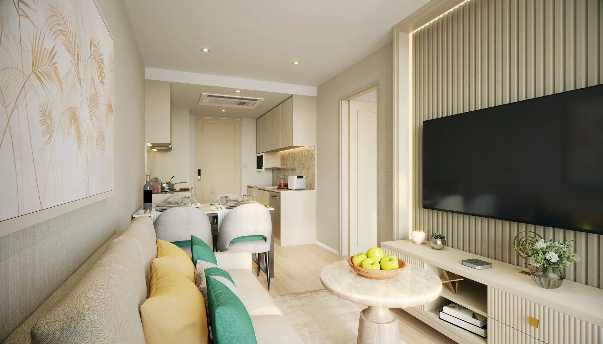 3-bedroom condo, 122 sqm