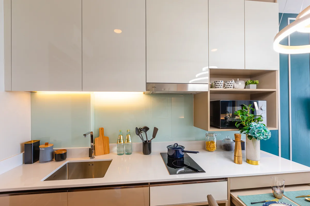 1-bedroom condo, 30 sqm