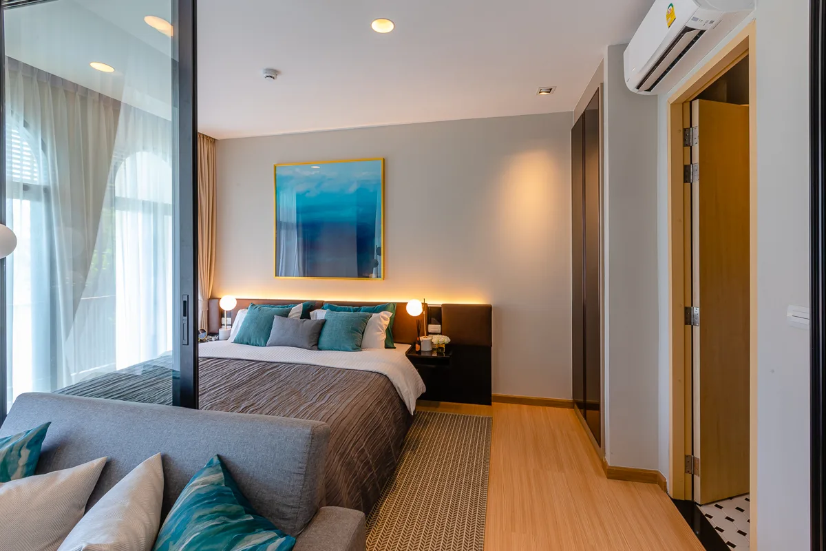 1-bedroom condo, 30 sqm