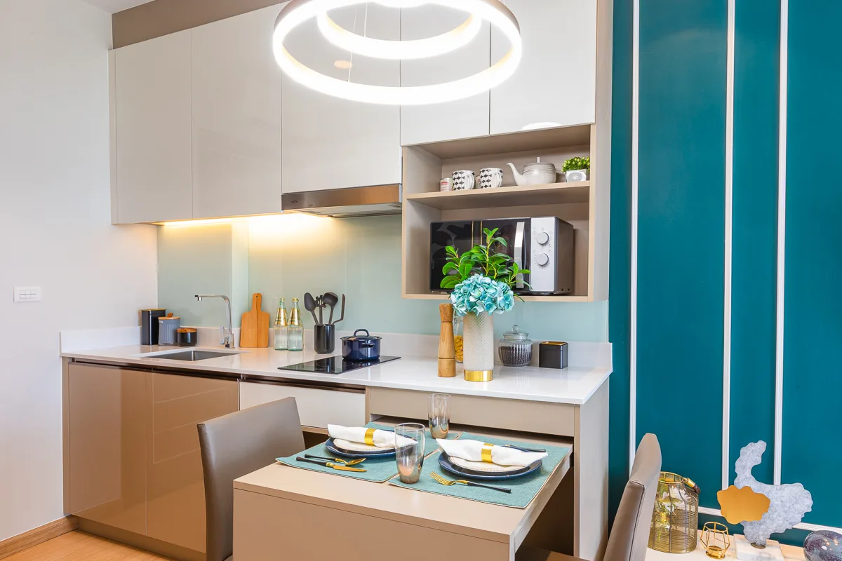 1-bedroom condo, 30 sqm
