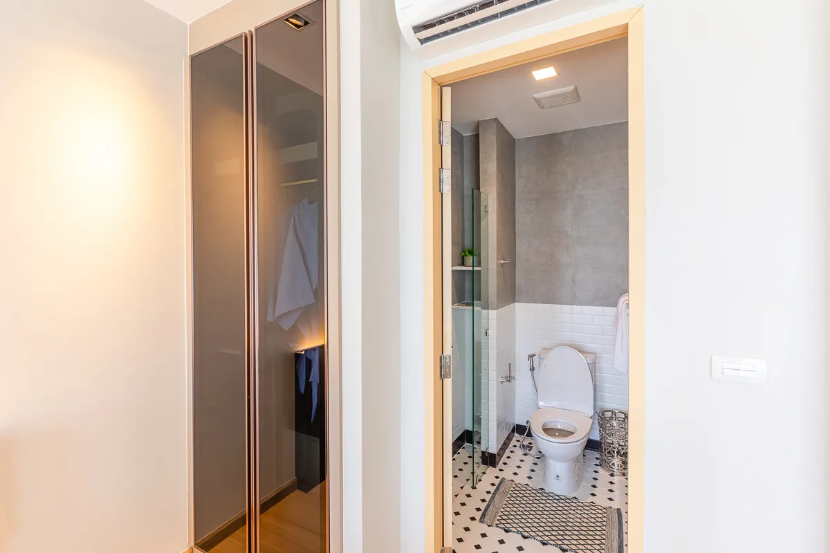 1-bedroom condo, 30 sqm