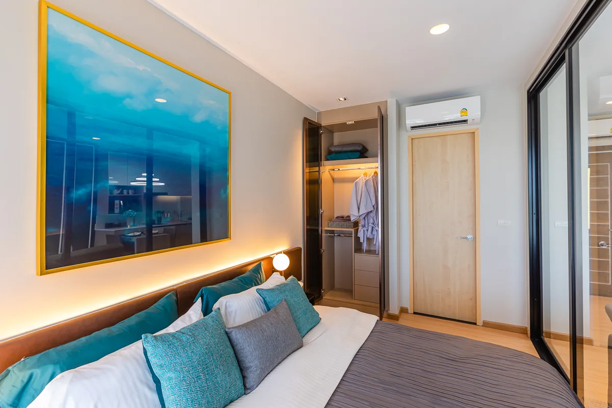 1-bedroom condo, 30 sqm