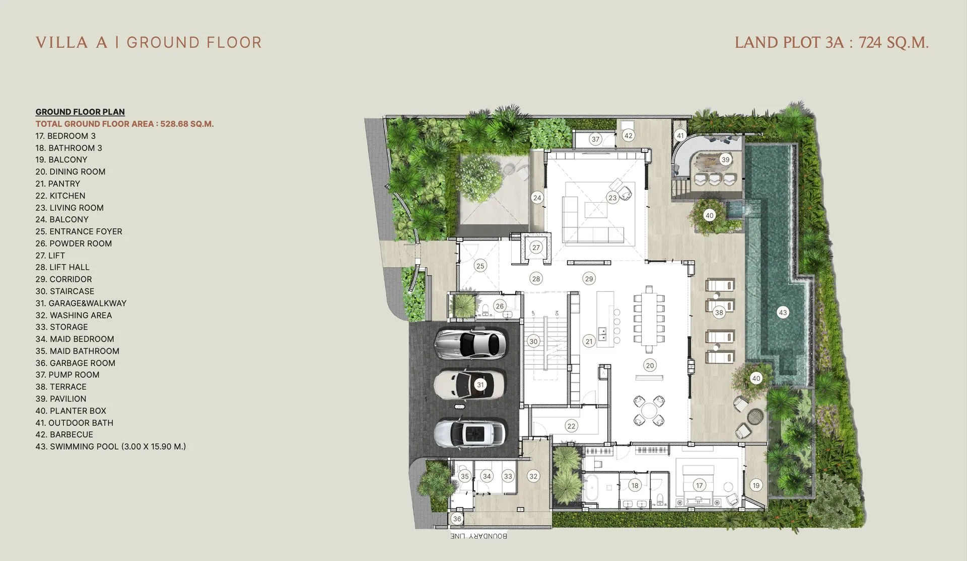 Villa, 1138 sqm