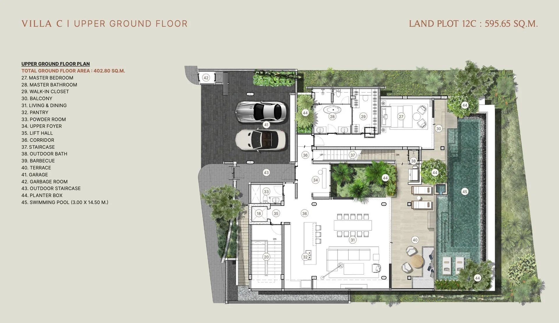 Villa, 640 sqm