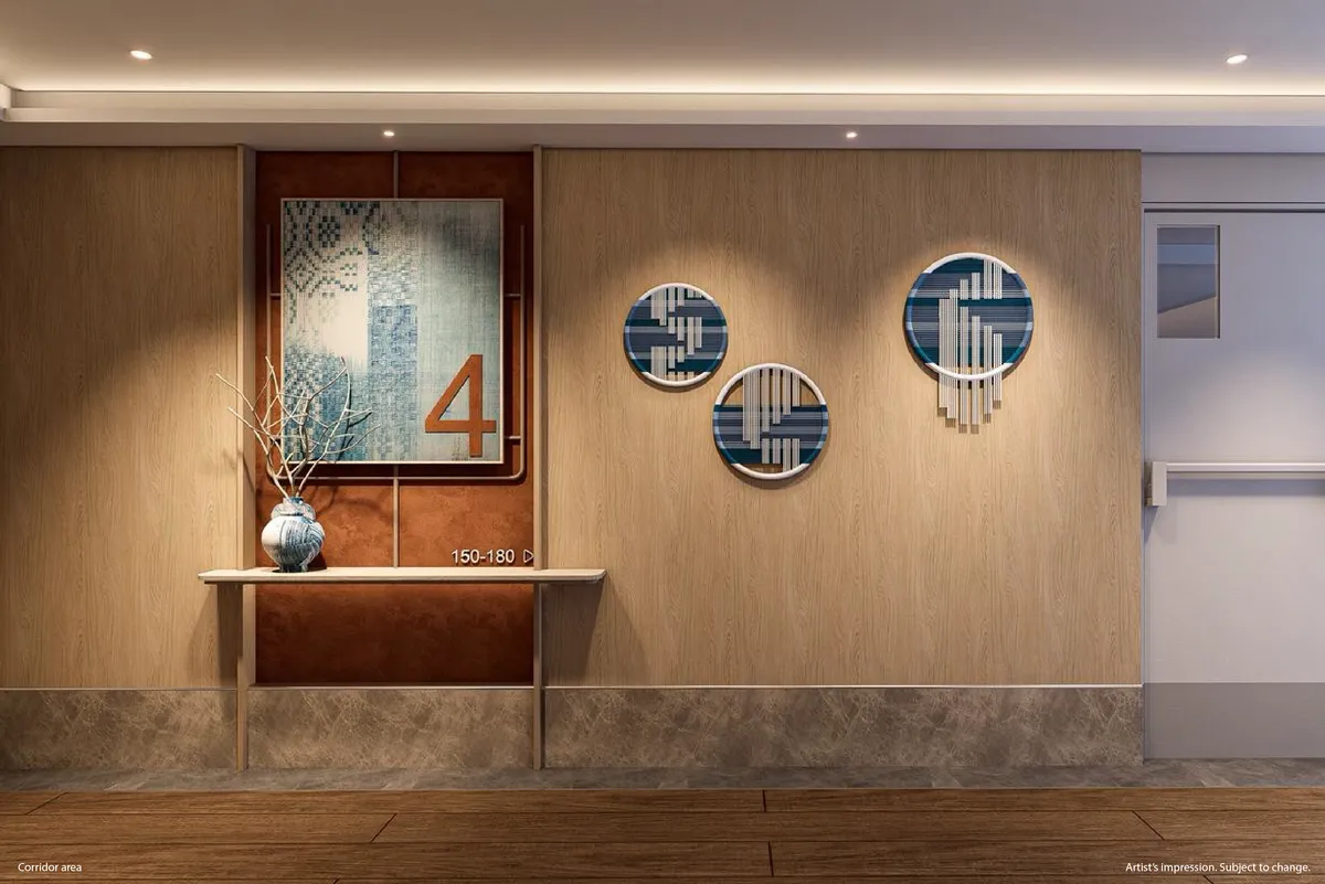 1-bedroom condo, 46 sqm