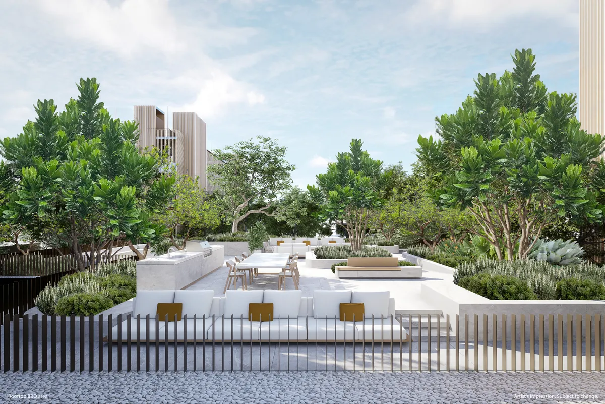 1-bedroom condo, 46 sqm
