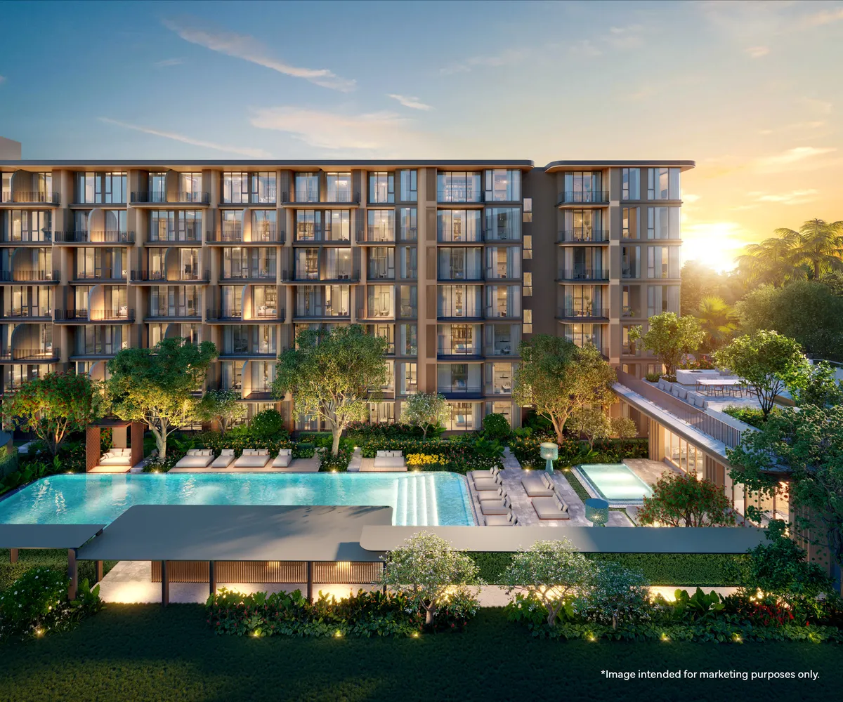 1-bedroom condo, 46 sqm