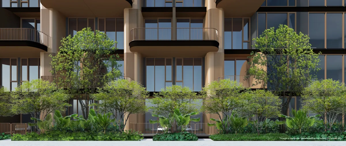 1-bedroom condo, 46 sqm
