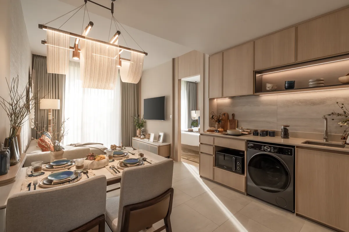 1-bedroom condo, 46 sqm