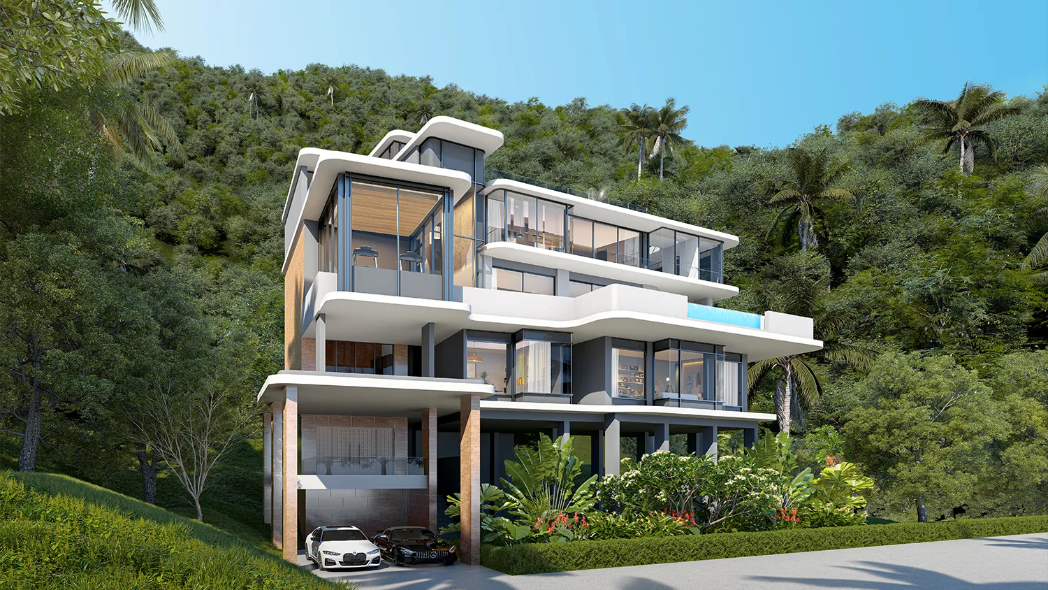 4-bedroom villa, 556 sqm