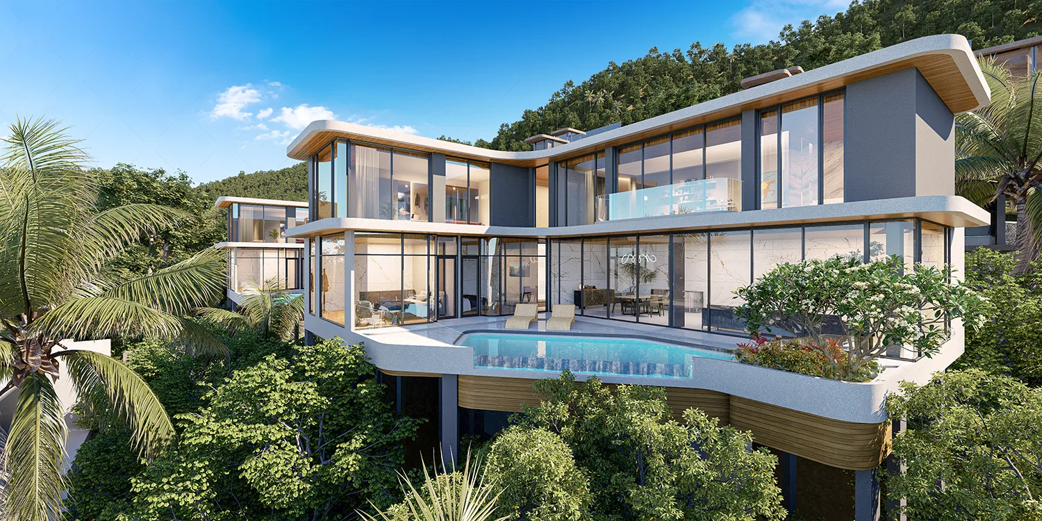 4-bedroom villa, 556 sqm