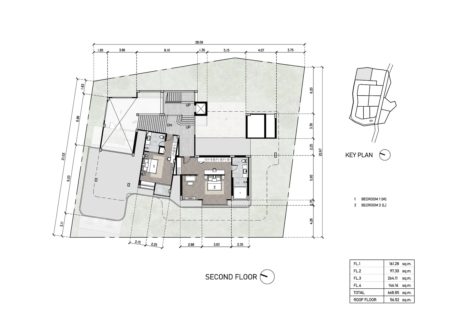 4-bedroom villa, 556 sqm