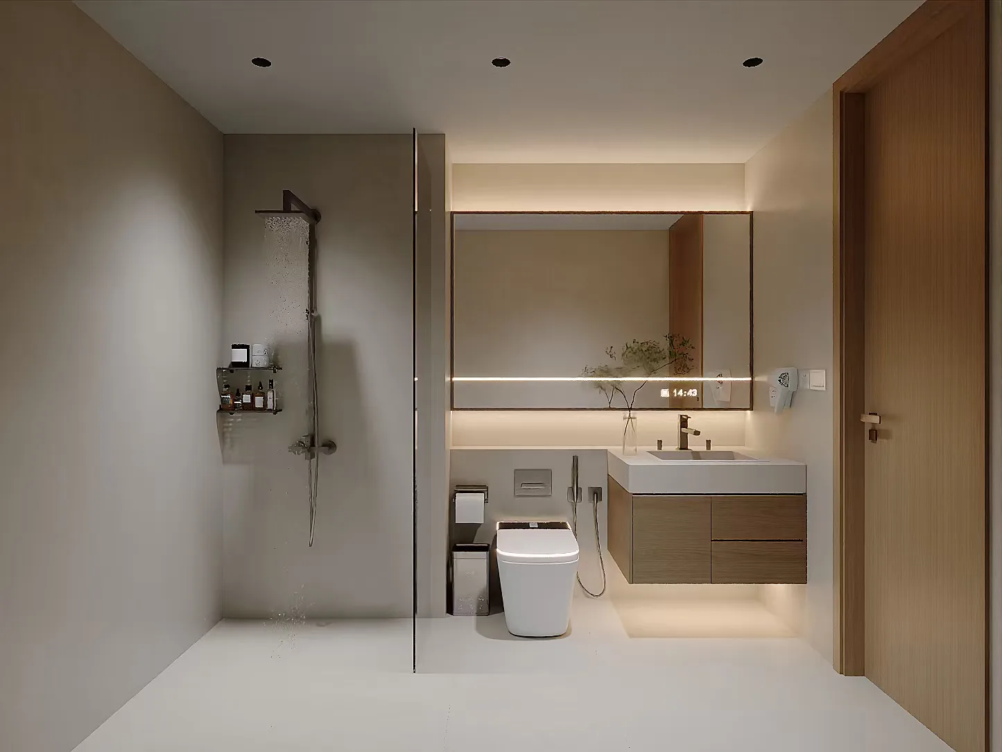 1-bedroom condo, 44 sqm