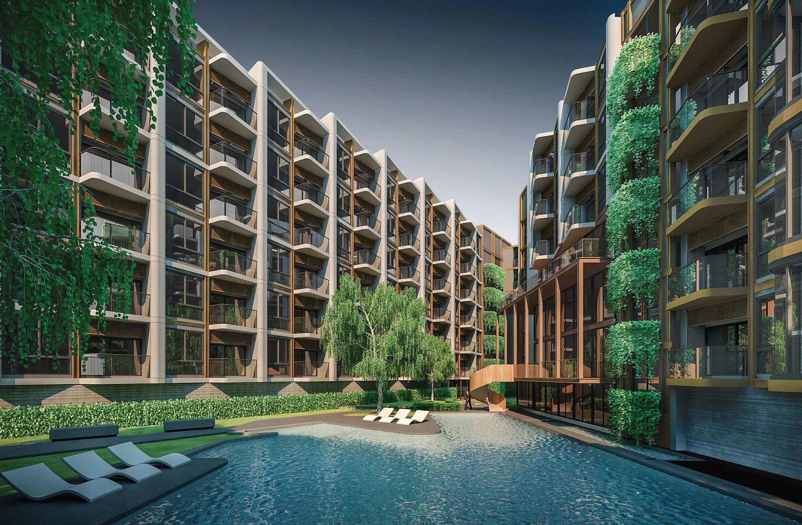 2-bedroom condo, 110 sqm