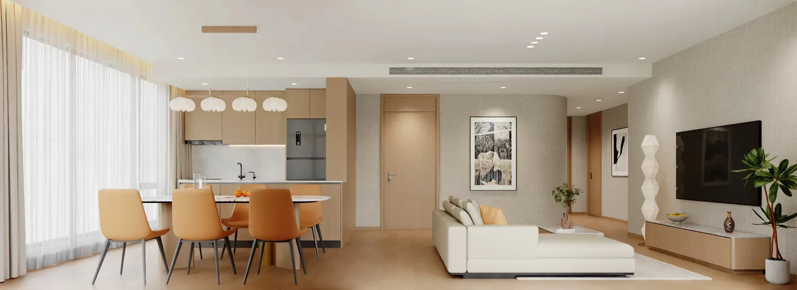 3-bedroom condo, 143 sqm