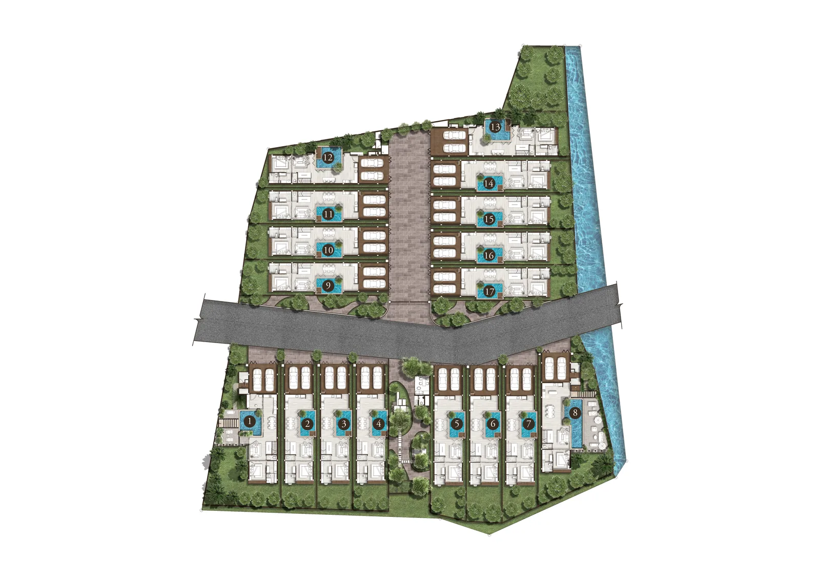 3-bedroom villa, 240 sqm