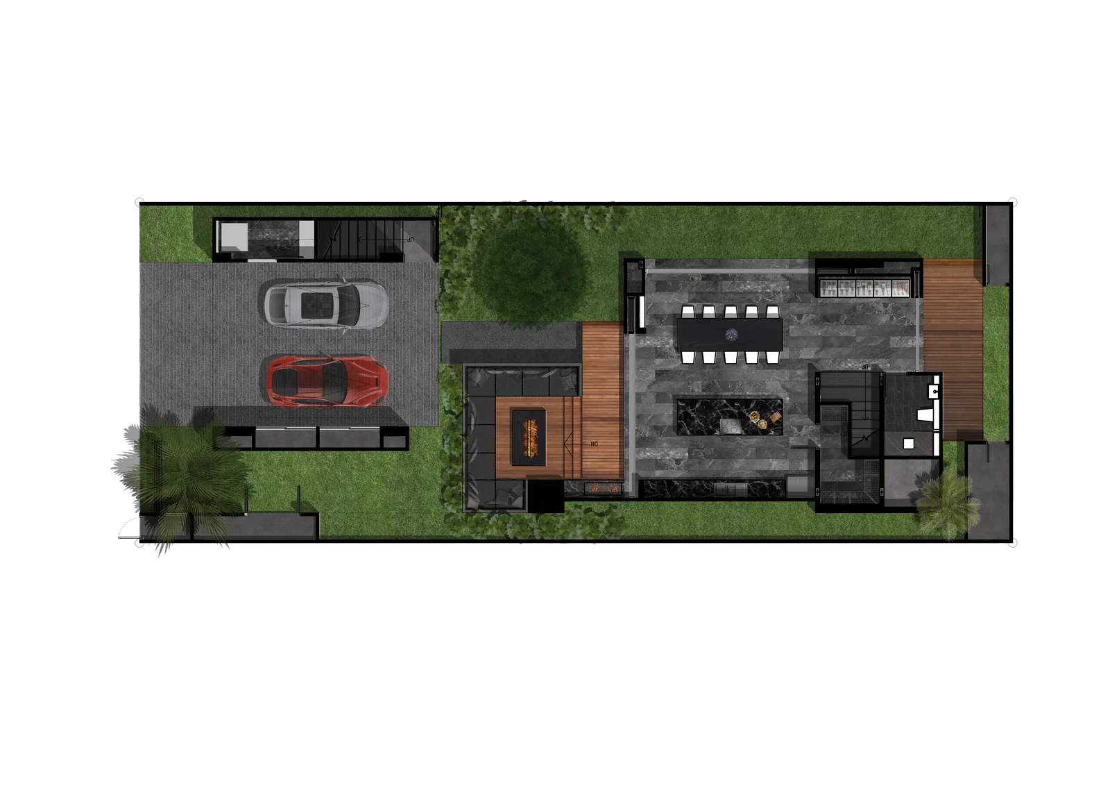 3-bedroom villa, 425 sqm
