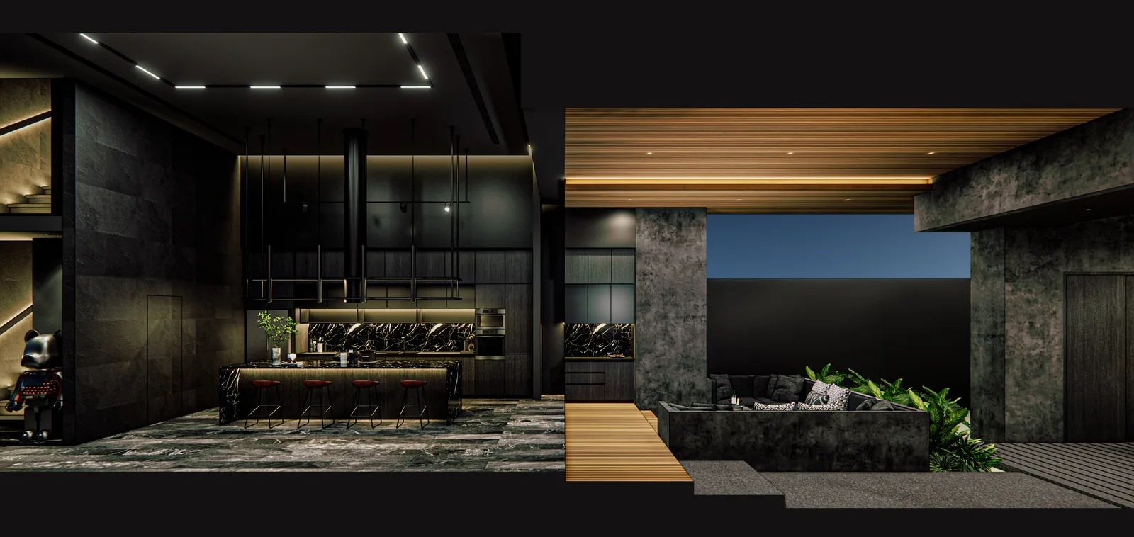 3-bedroom villa, 425 sqm
