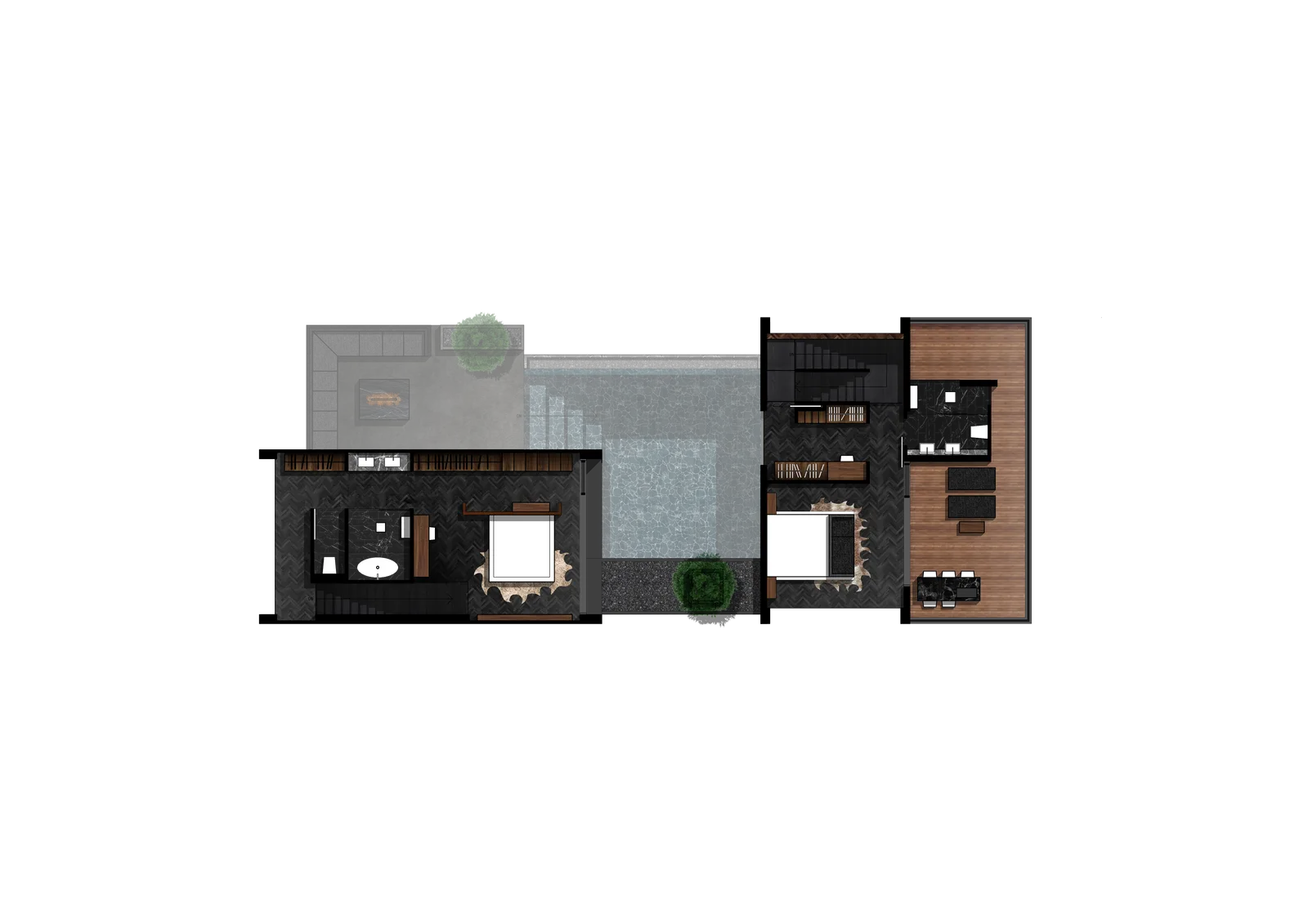 4-bedroom villa, 632 sqm