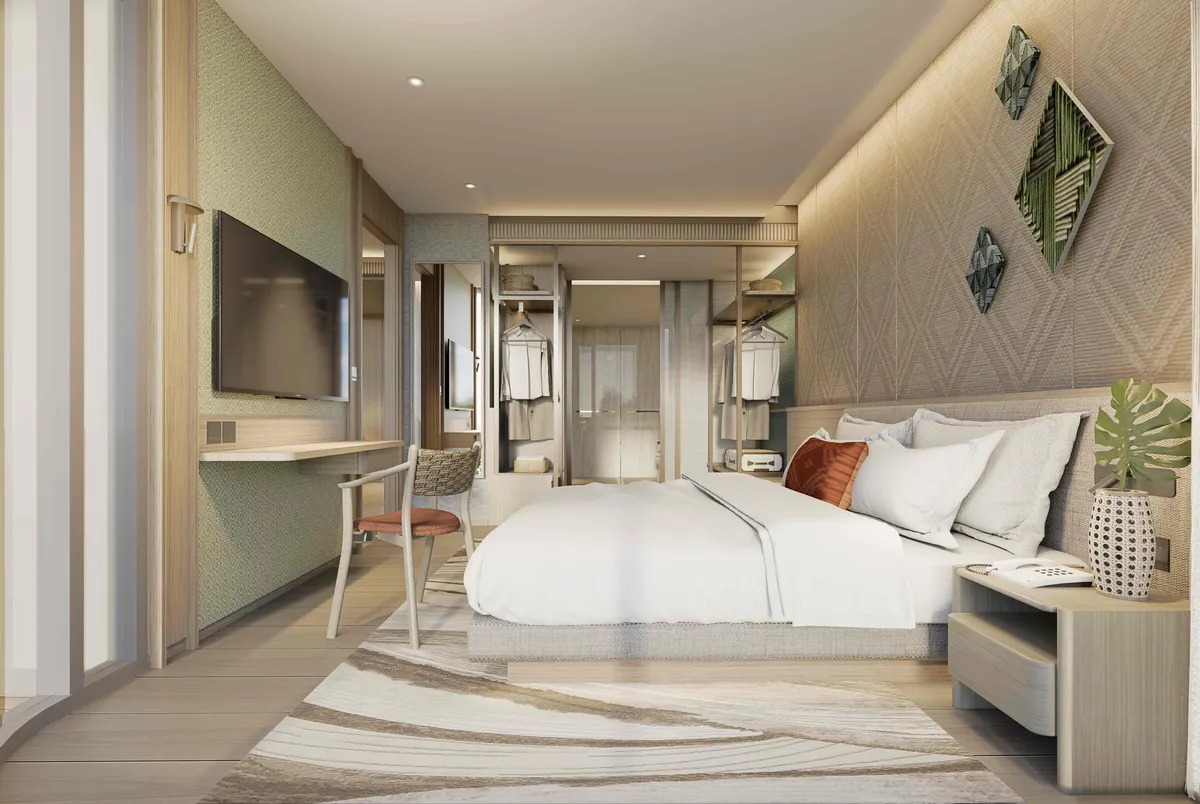 1-bedroom condo, 57 sqm