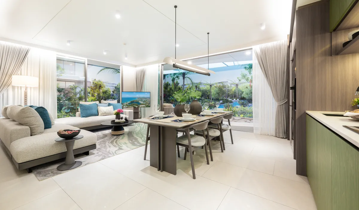 1-bedroom condo, 57 sqm