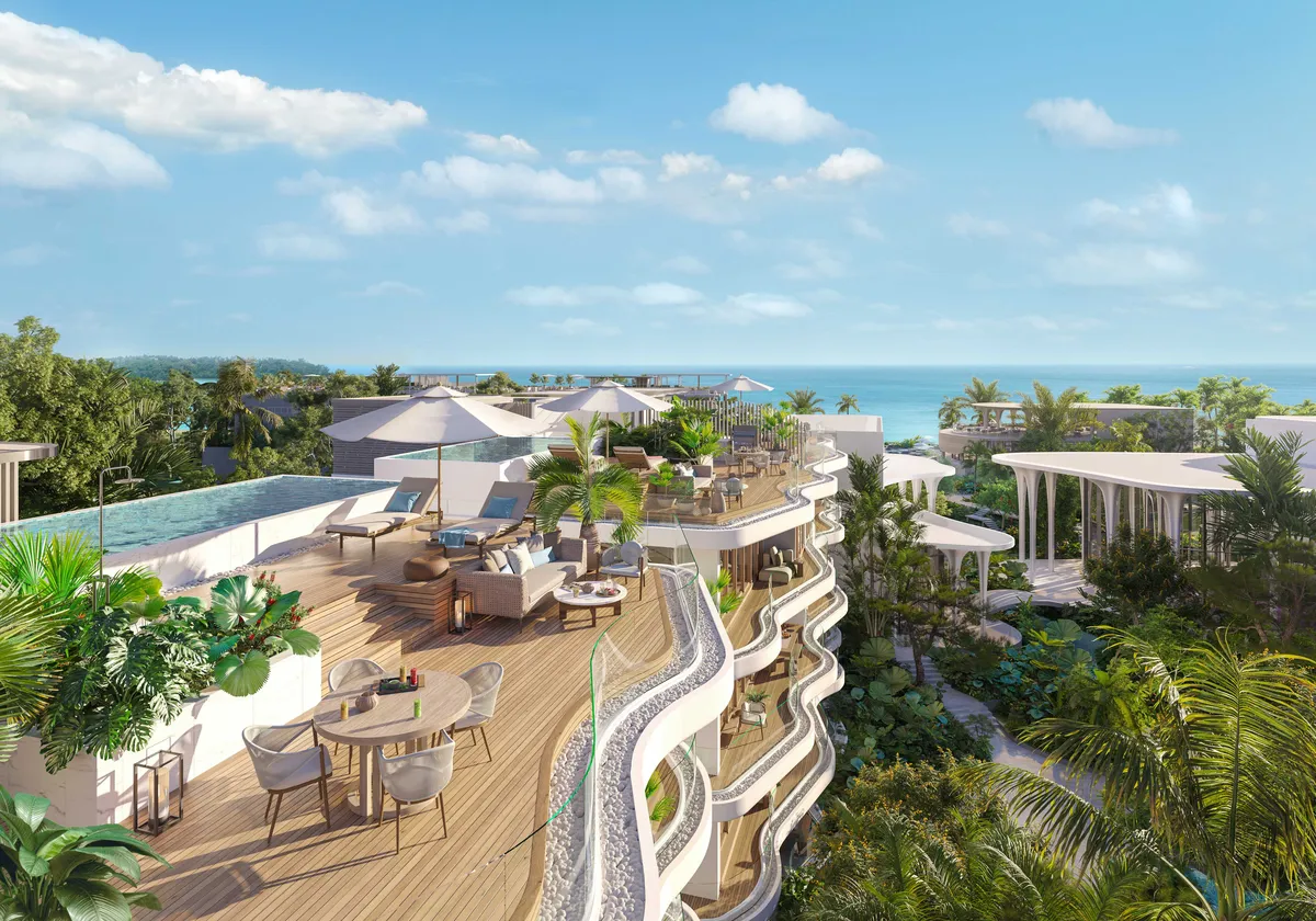 1-bedroom condo, 57 sqm