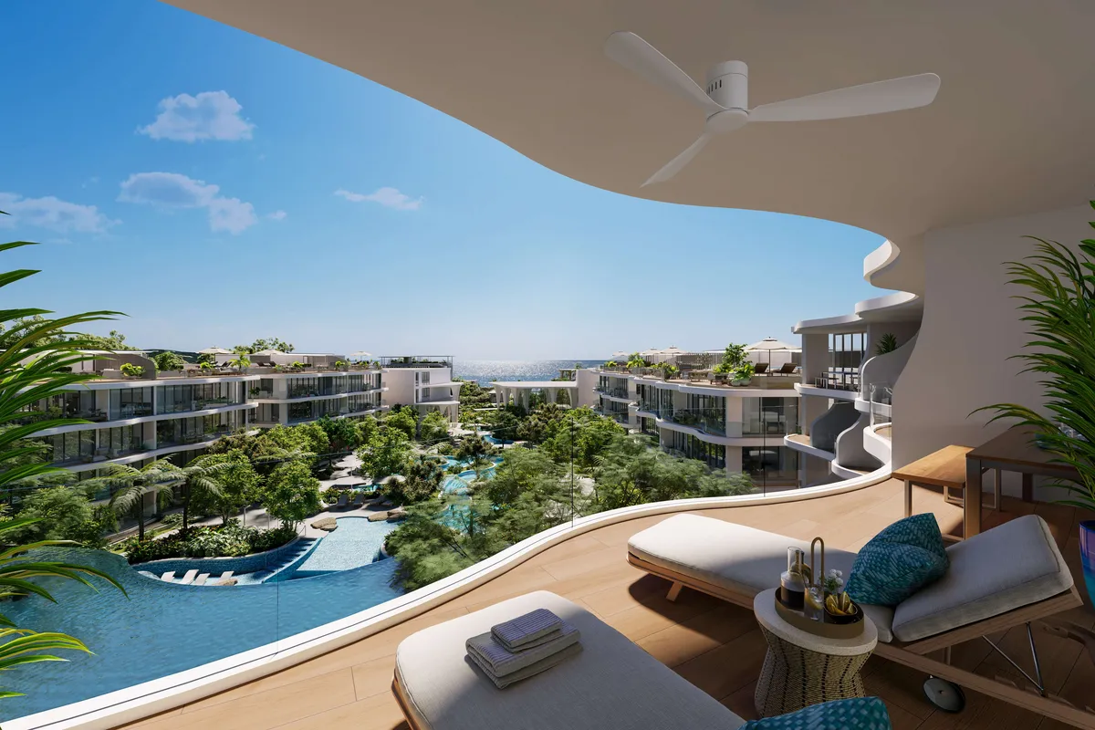 1-bedroom condo, 57 sqm