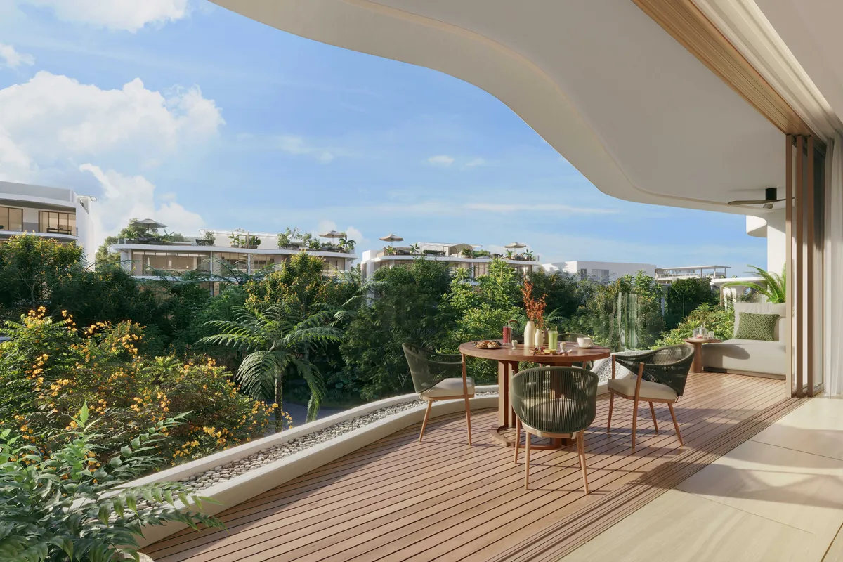 1-bedroom condo, 57 sqm