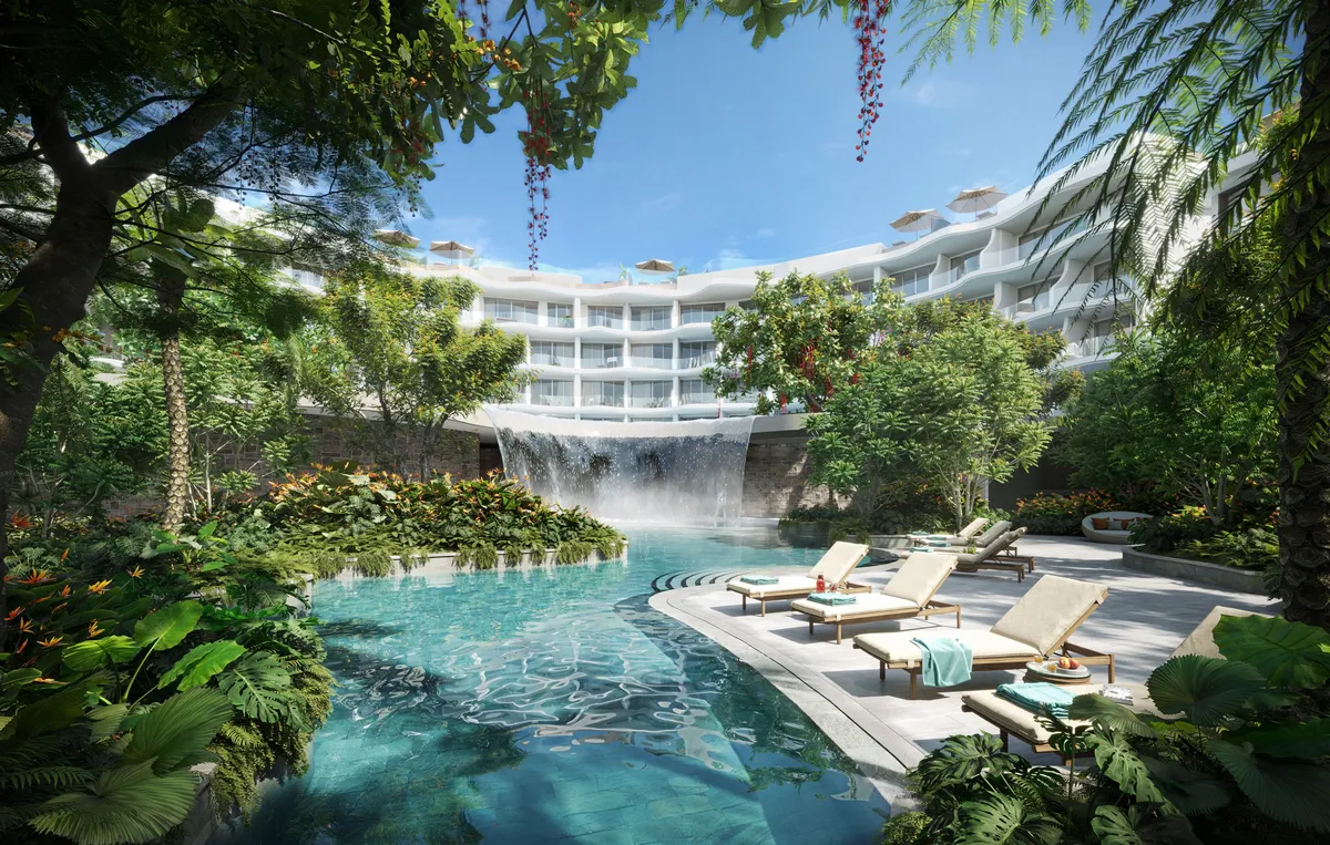 1-bedroom condo, 57 sqm