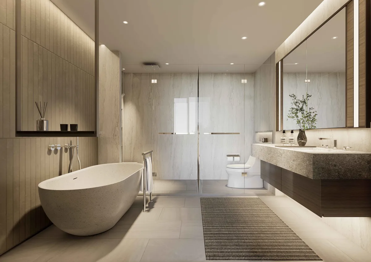 2-bedroom condo, 113 sqm