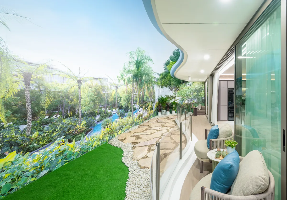 2-bedroom condo, 113 sqm