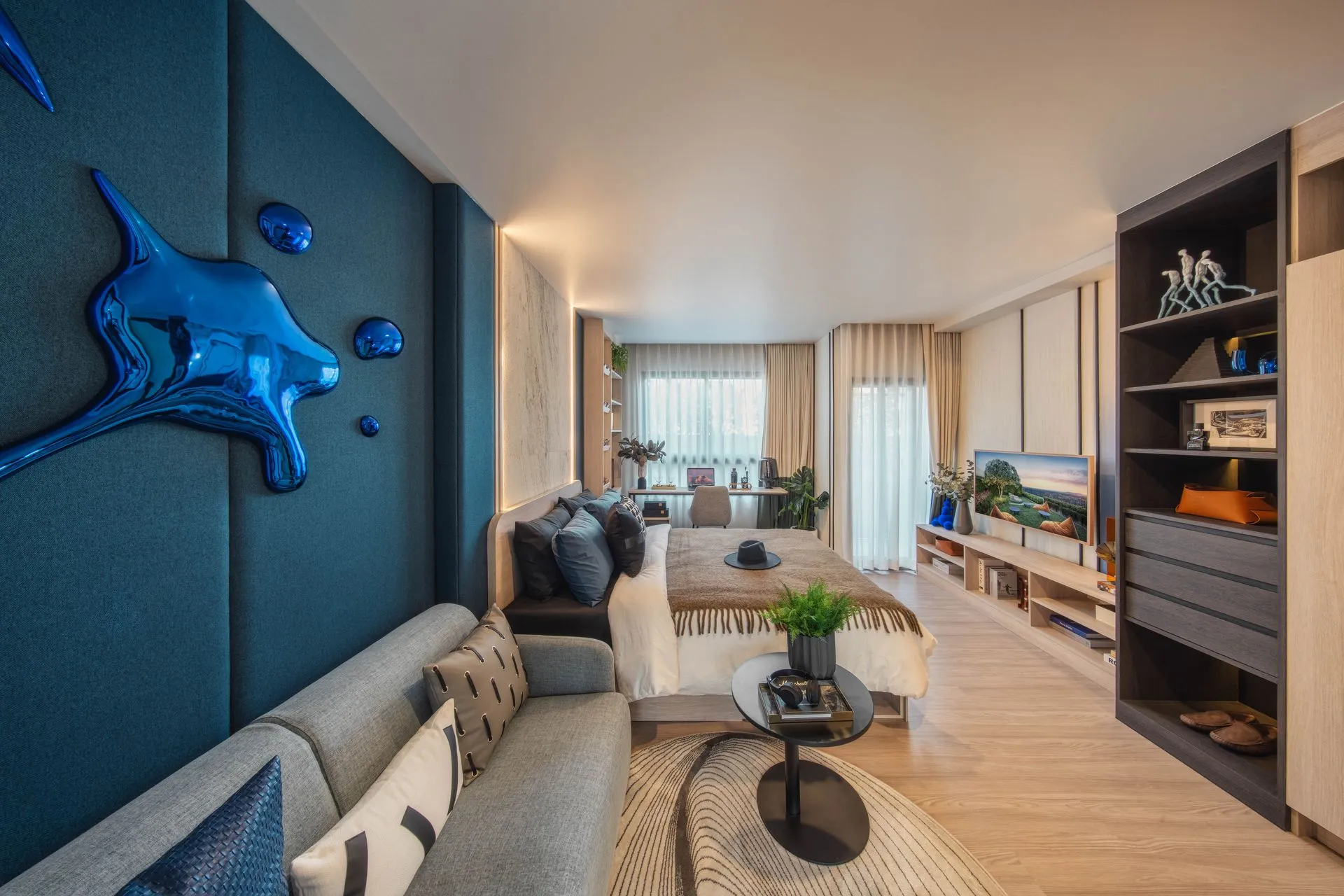 1-bedroom condo, 31 sqm