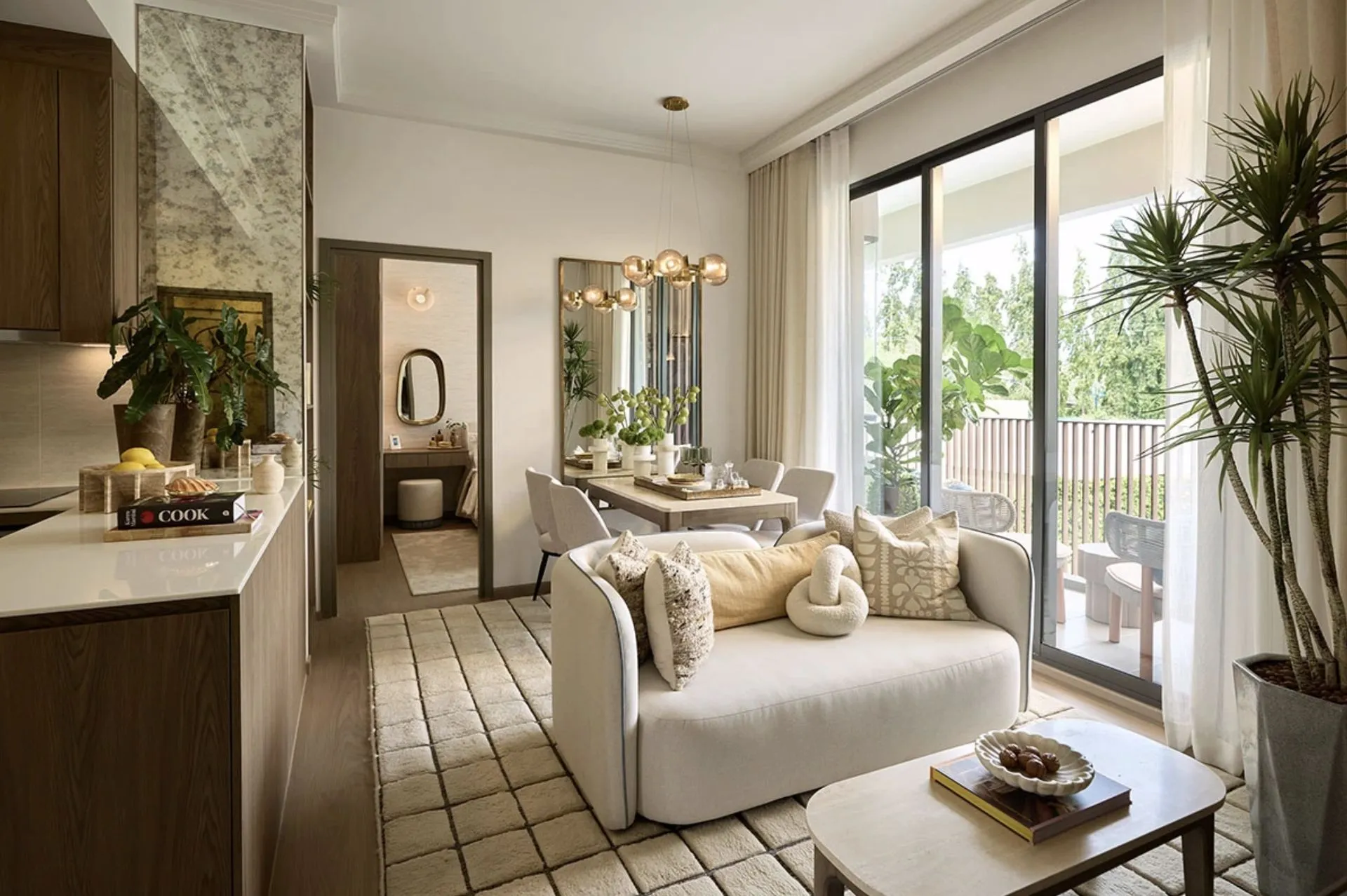 1-bedroom condo, 31 sqm