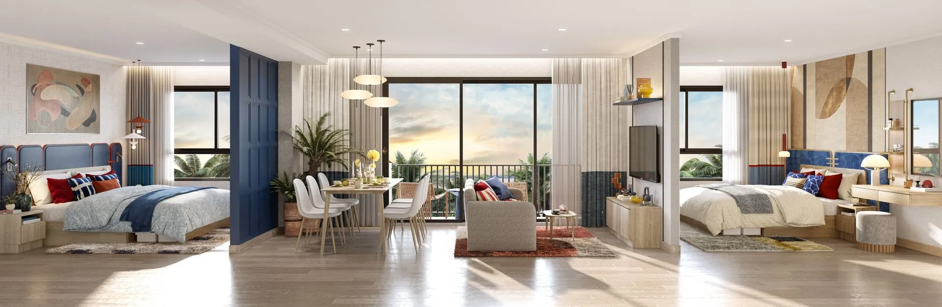 1-bedroom condo, 31 sqm
